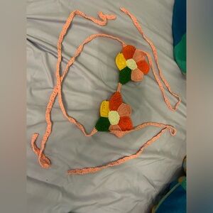 Forever 21 crochet flower top